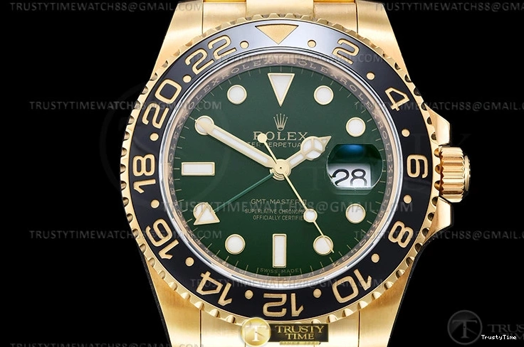 0710 GMT II 116718LN 904 Wrp YG YG Grn KF VR3186 CHS Comfortable 607